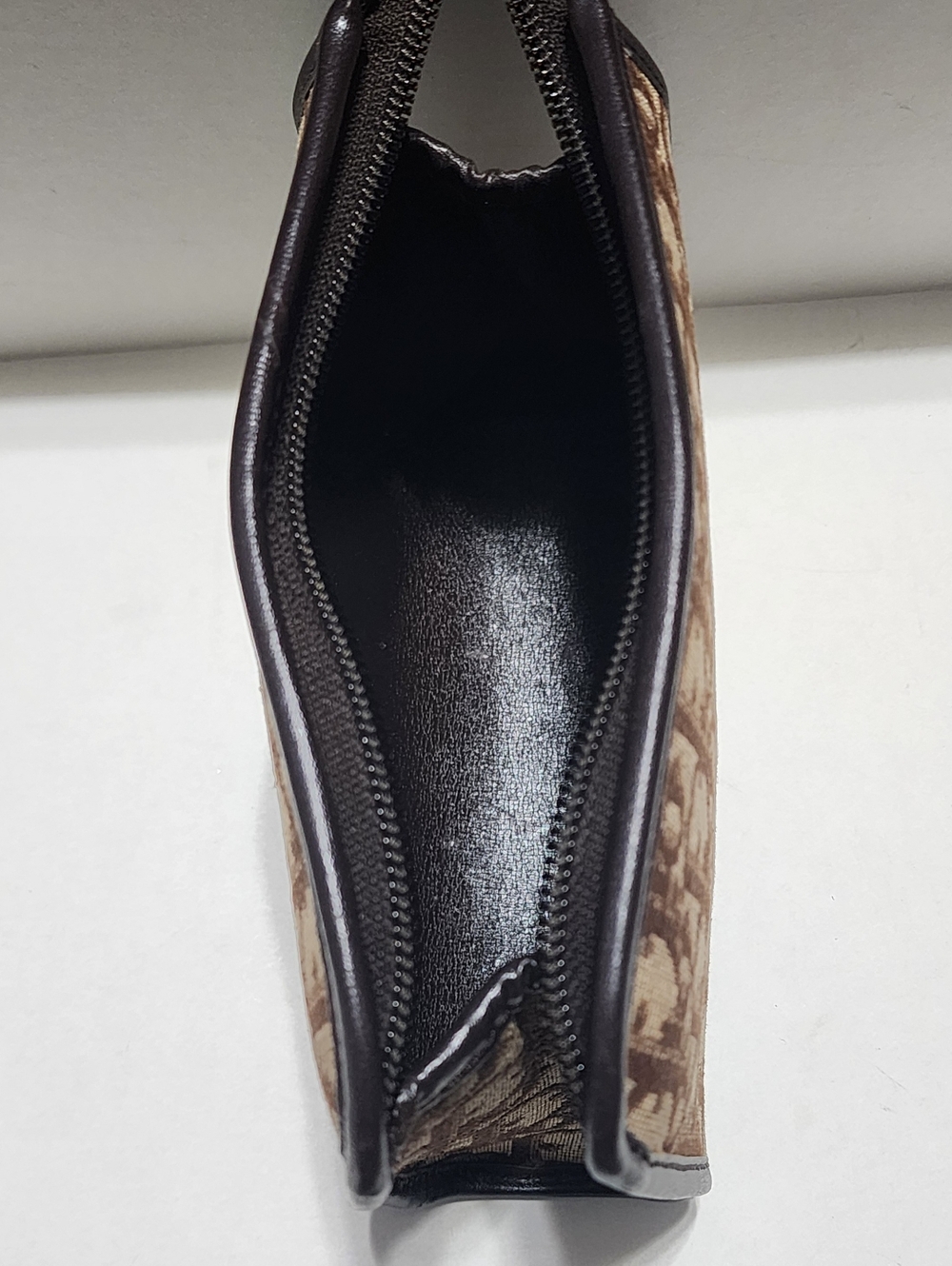 Vintage Christian Dior Diorissimo Monogram Canvas Clutch Cosmetic Mini Bag - Picture 7 of 10